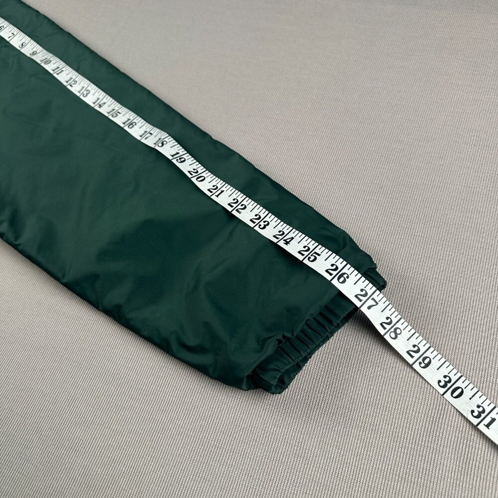 Vans Riley Men's XL Green Windbreaker Hooded Snap Button Coach Fleece Jacket - Picture 6 of 11